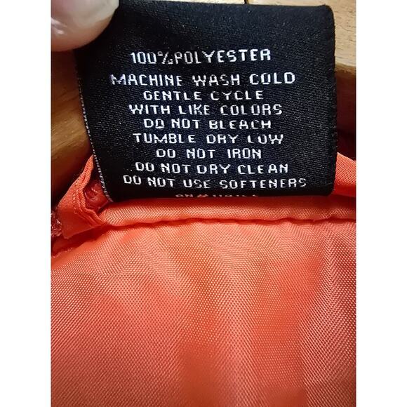 OKLAHOMA STATE UNIVERSITY OSU COLOSSEUM ORANGE PUFFER JACKET NCAA MENS SMALL - Picture 6 of 6